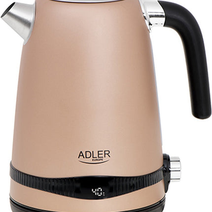 Goldener Wasserkocher - 1,7L mit LCD-Display und Temperaturregelung