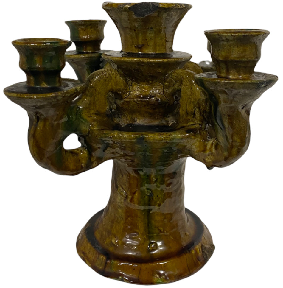 Handmade Authentic Tamegroute Candlestick