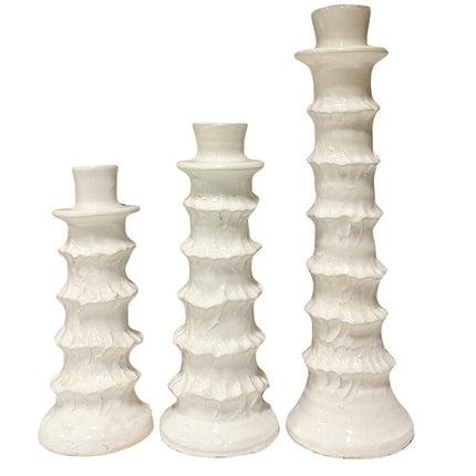 Keramik-Kerzenhalter Kringel modern Tamegrout
