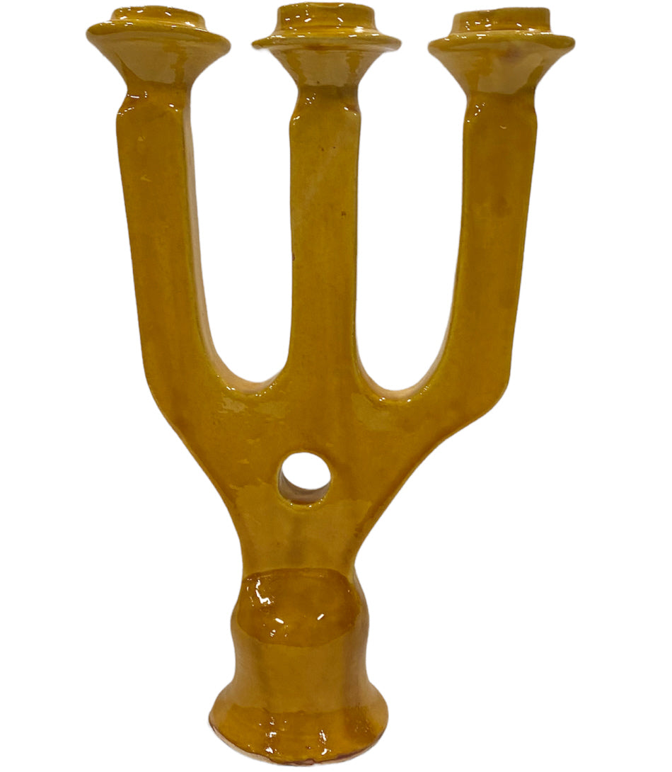 Modern Tamegroute Candelabra 3 Arms