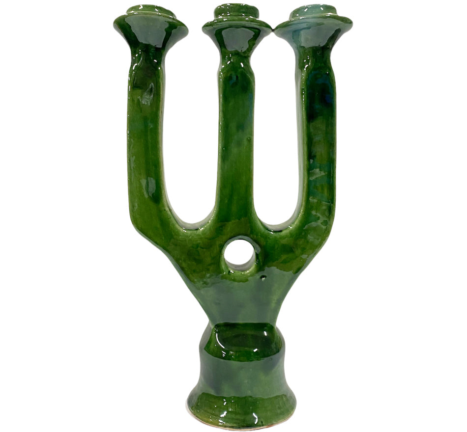 Modern Tamegroute Candelabra 3 Arms