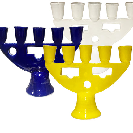 Kerzenleuchter aus Keramik, 5-armig