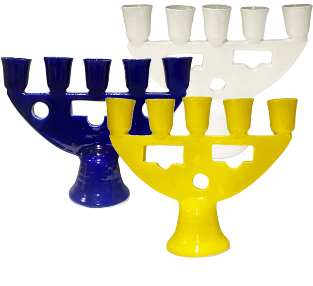 Kerzenleuchter aus Keramik, 5-armig