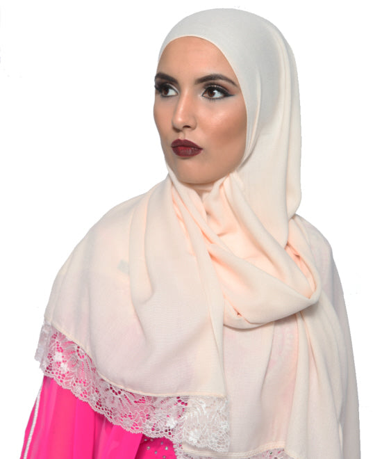 Châle pashmina dentelle