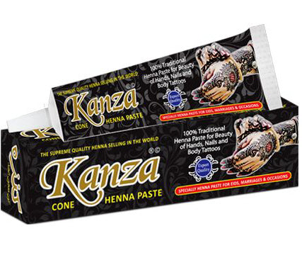 Kanza henna tube pasta zwart
