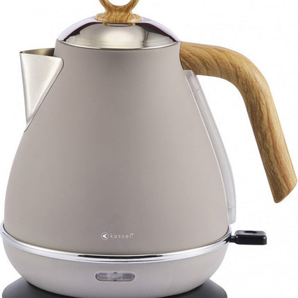 Kassel Retro Wasserkocher - 1,7L - Edelstahl