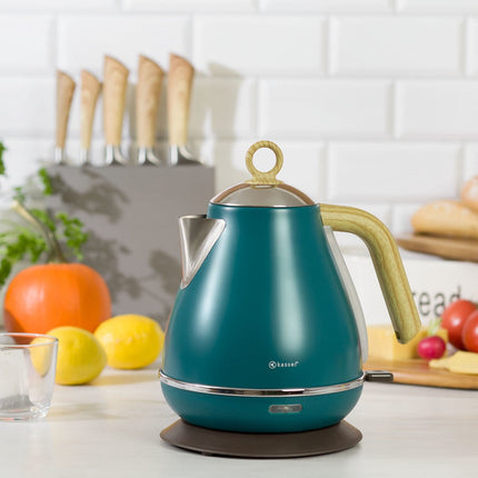 Kassel Retro Wasserkocher - 1,7L - Edelstahl