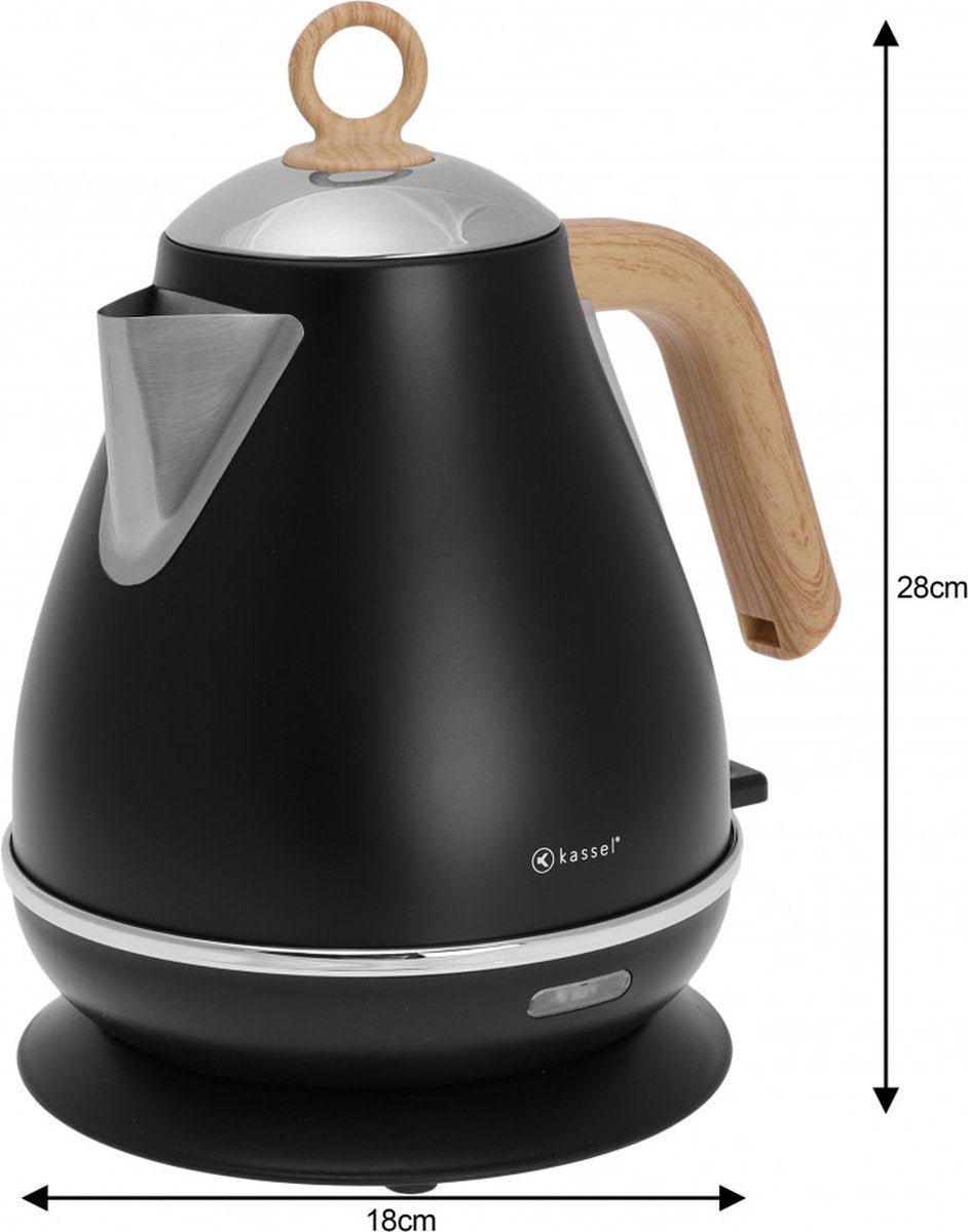 Bouilloire rétro Kassel - 1,7L - Acier inoxydable