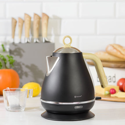 Kassel Retro Wasserkocher - 1,7L - Edelstahl
