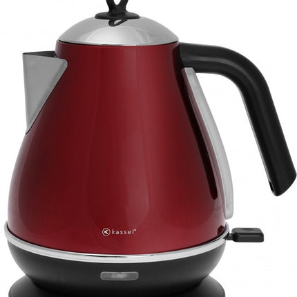Kassel Retro Wasserkocher - 1,7L - Edelstahl