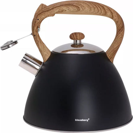 Klausberg KB-7262 Flötenkessel - 3L - Edelstahl - alle Wärmequellen