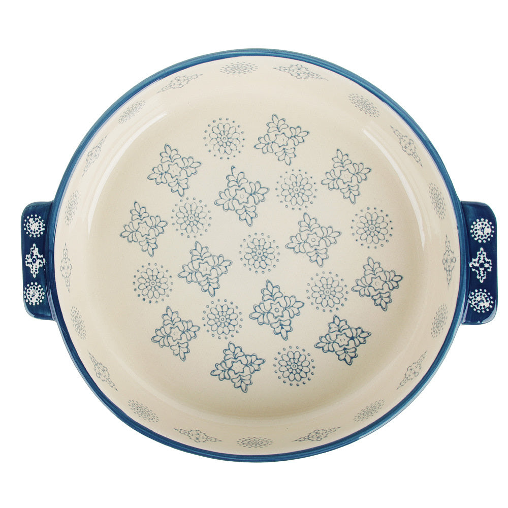 plat à gratin rond en céramique Ø 25,5 cm