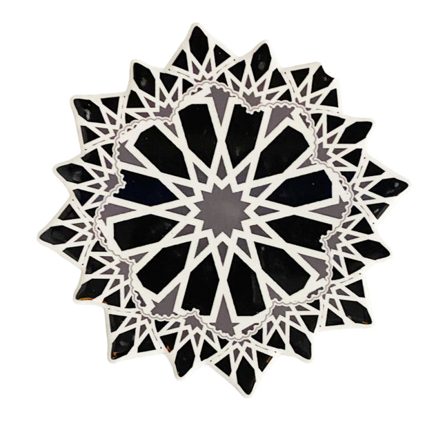 Marokkanischer geometrischer Mosaik-Untersetzer