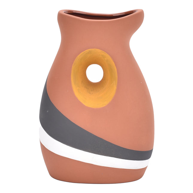 Keramikvase - Handgefertigt - Ziergefäß - 20 cm