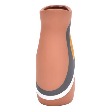 Keramikvase - Handgefertigt - Ziergefäß - 20 cm