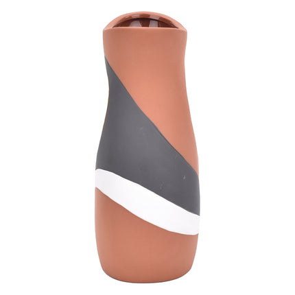 Keramikvase - Handgefertigt - Ziergefäß - 20 cm