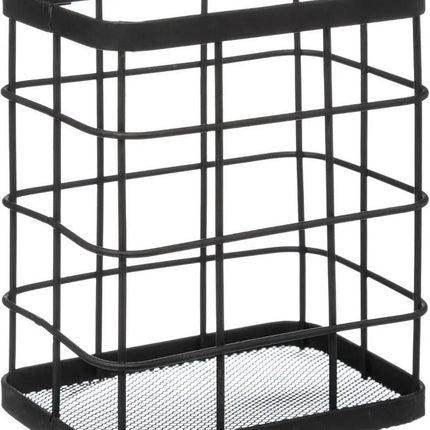 Keuken organizer - afdruiprek 2-in-1 zwart 58 x 51 cm van metaal