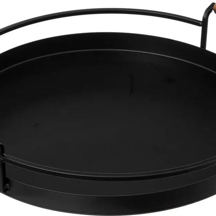 Serviertablett mit erhöhtem Rand - Metall - Ø 36 cm