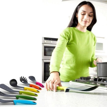 7-teiliges Küchenhelfer-Set mit Ständer