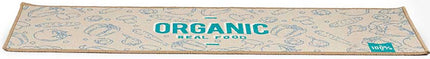Küchenläufer Organic Real Food - Beige/Grün - 40x120 cm