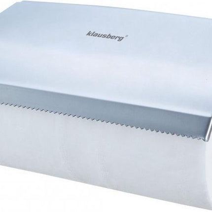 Klausberg - Keukenrolhouder - metaal - 25 x 13.5 x 2 cm