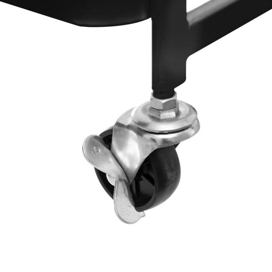 Kitchen trolley black incl. accessories