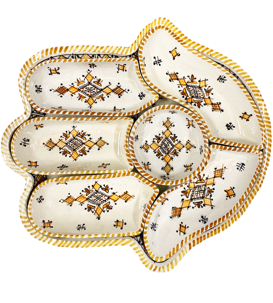 Khamsa appetizer serving set