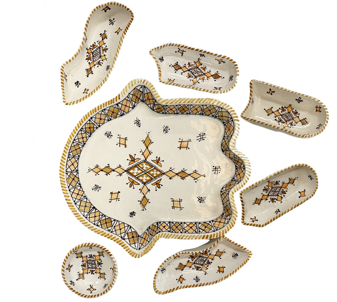 Khamsa appetizer serving set