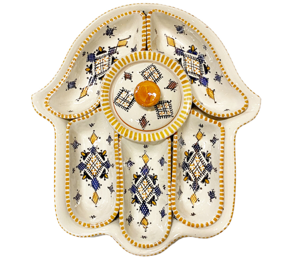 Khamsa appetizer serving set