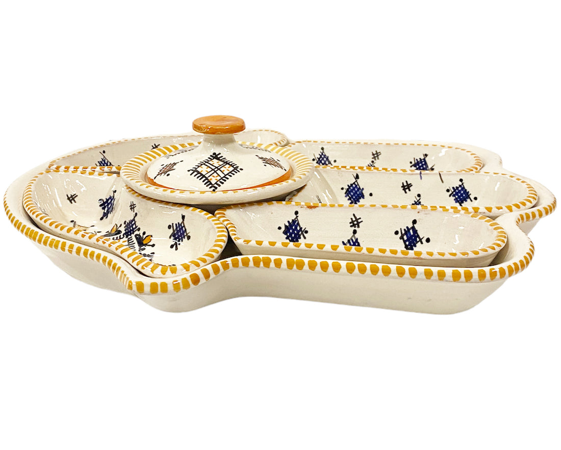 Khamsa appetizer serving set