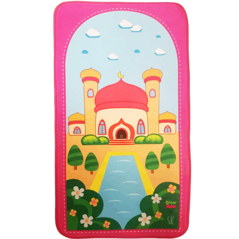 Tapis de prière de luxe pour enfants filles
