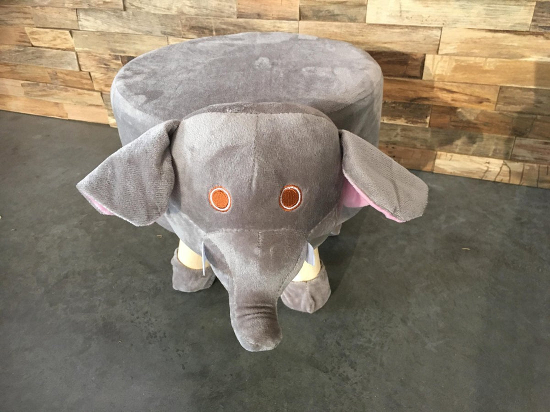 Tabouret enfant éléphant - 27 x 31 x 47 cm