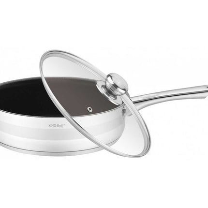 Kinghoff Hoogwaardig RVS steel pan Ø24CM