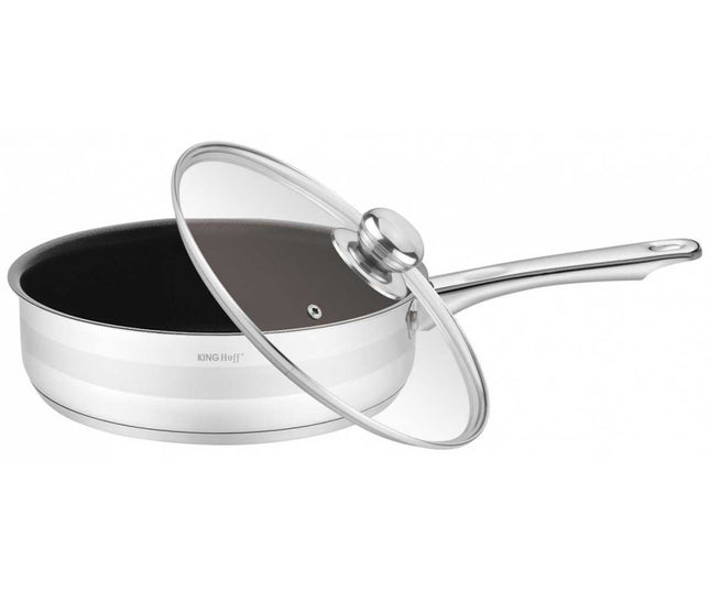 Kinghoff Hoogwaardig RVS steel pan Ø24CM