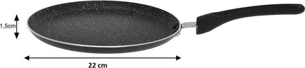 Kinghoff 1127 - Kleine Crêpepfanne - Ø22 cm - Auch für Induktion