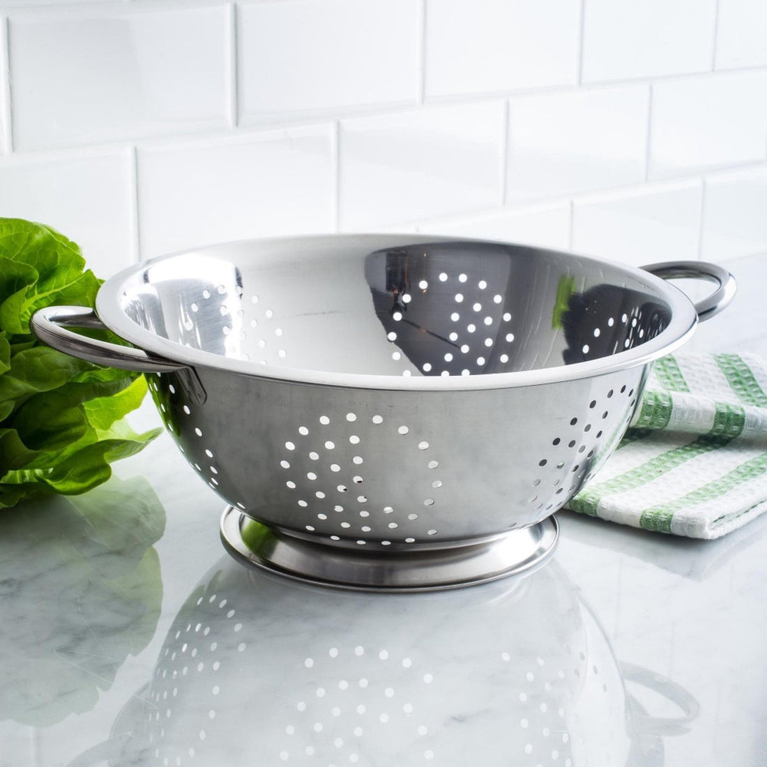 Kinghoff 1235 - Colander - Stainless Steel - 24 cm