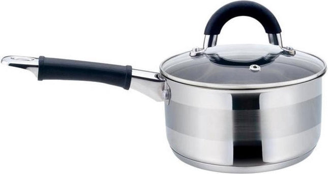 Kinghoff 1255 - steelpan met deksel - rvs - 1,5 liter