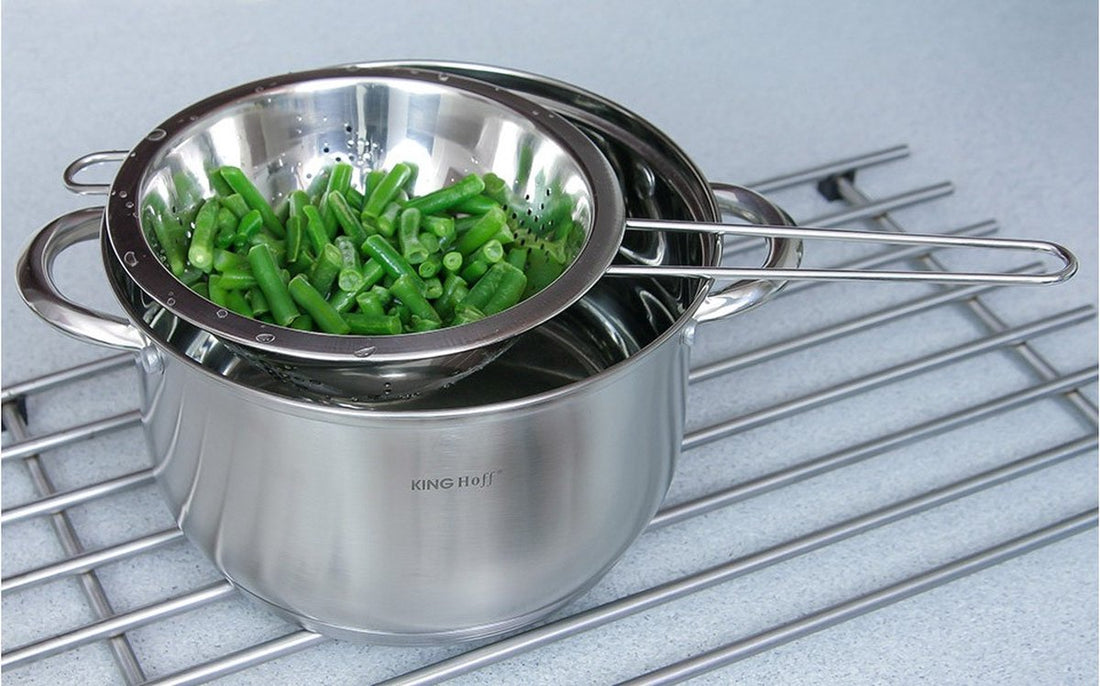 Kinghoff 1497 - Passoire - Inox - 24 cm