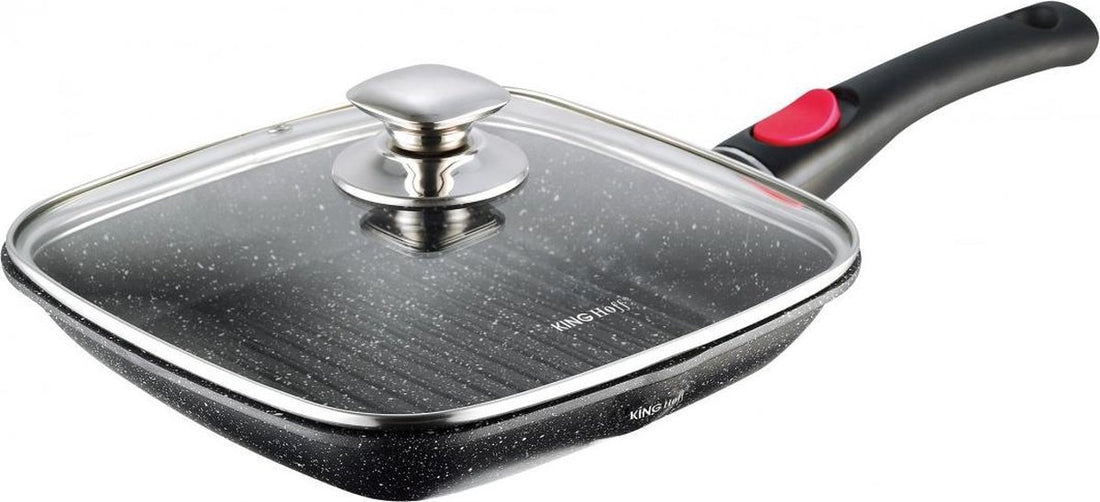 Kinghoff 1511 grill pan - 28 x 28 cm - marble coating - induction