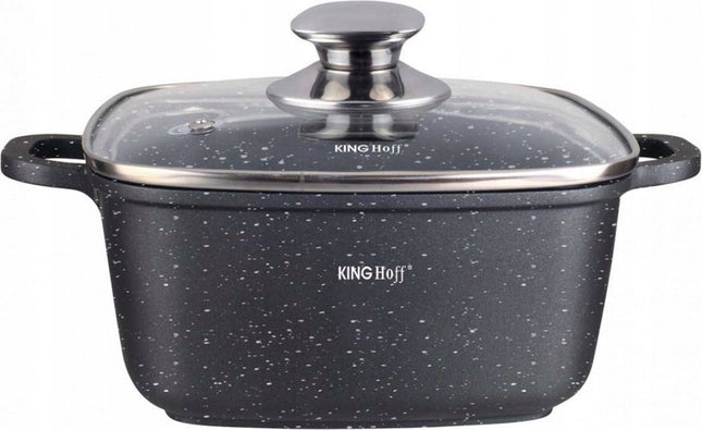 Kinghoff - Bräter - quadratisch - 26 cm - 5,5 Liter
