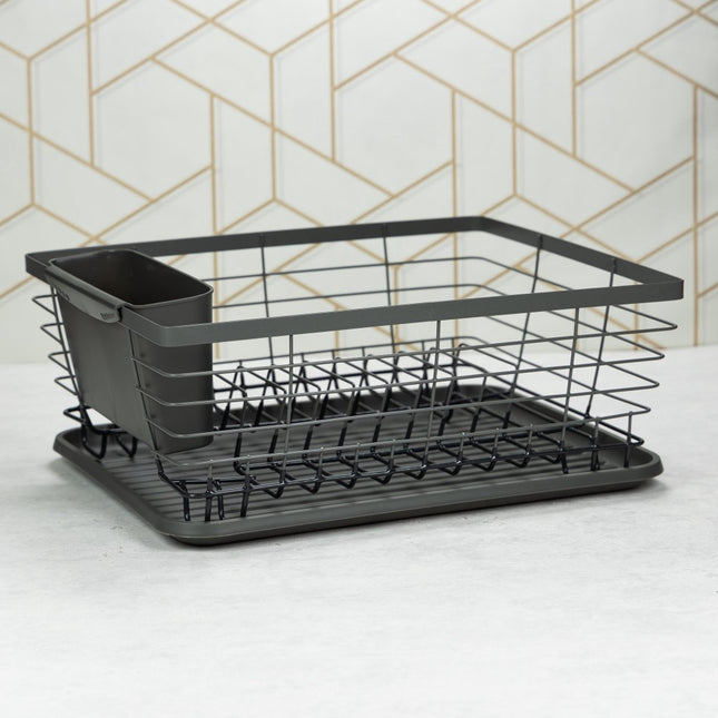 Kinghoff 1715 - Afdruiprek - Staal - kunststof - grijs