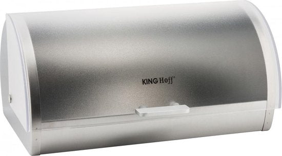 Kinghoff 3203 - Brotkasten - Edelstahl - 39,5x28x18,5 cm
