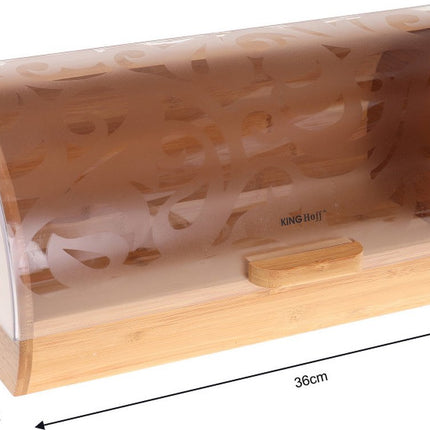 Kinghoff - Broodtrommel - Bamboe / Acrylic - 12 liter