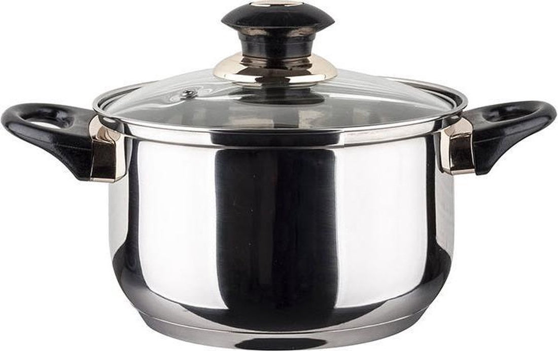 Kinghoff KH4441 Cookware Set - 12-piece - Stainless Steel - Suitable for all heat sources