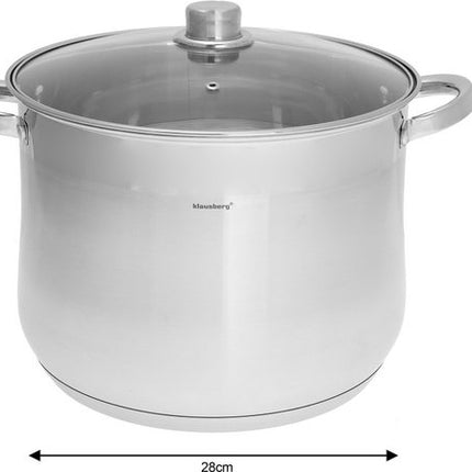 Kinghoff 6-teiliges Suppentopfset - Kochtopf - Suppentopf - 7/8.6/10.7 Liter