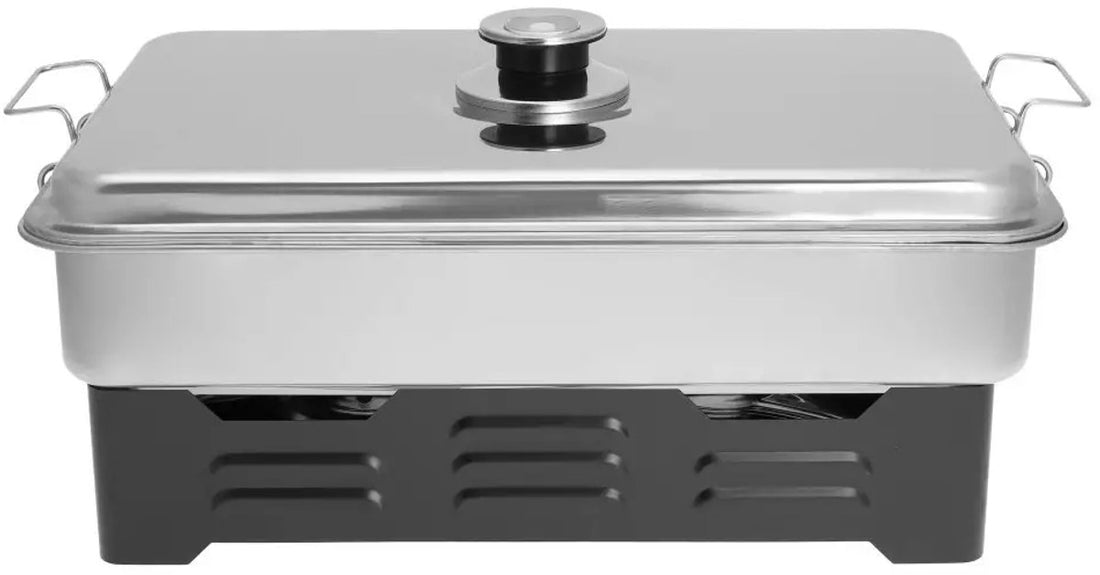 Fumoir de Balcon avec Thermomètre - Inox, Compact et Portable - Idéal pour Poisson, Poulet et Viande - Fumoir Barbecue - BBQ Smoker