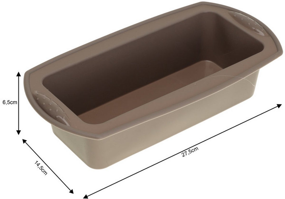 Kinghoff Silicone Baking Mold - Grey - 27.5 x 14.5 x 6.5 cm