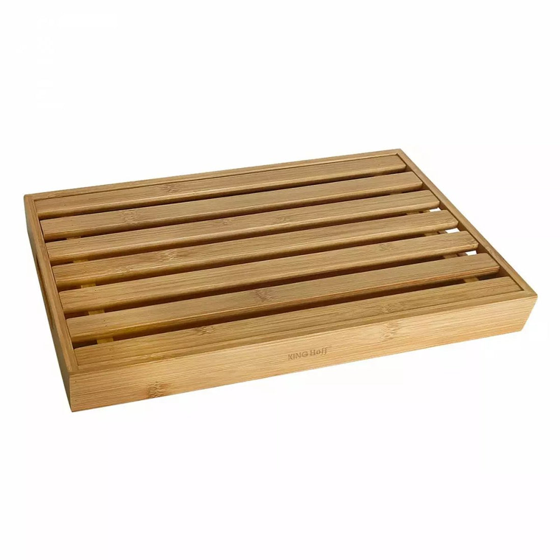 Planche à Découper avec Tiroir à Miettes - Bambou, 38 x 23 cm - Ustensile de Cuisine Durable et Fonctionnel - Planche de Service