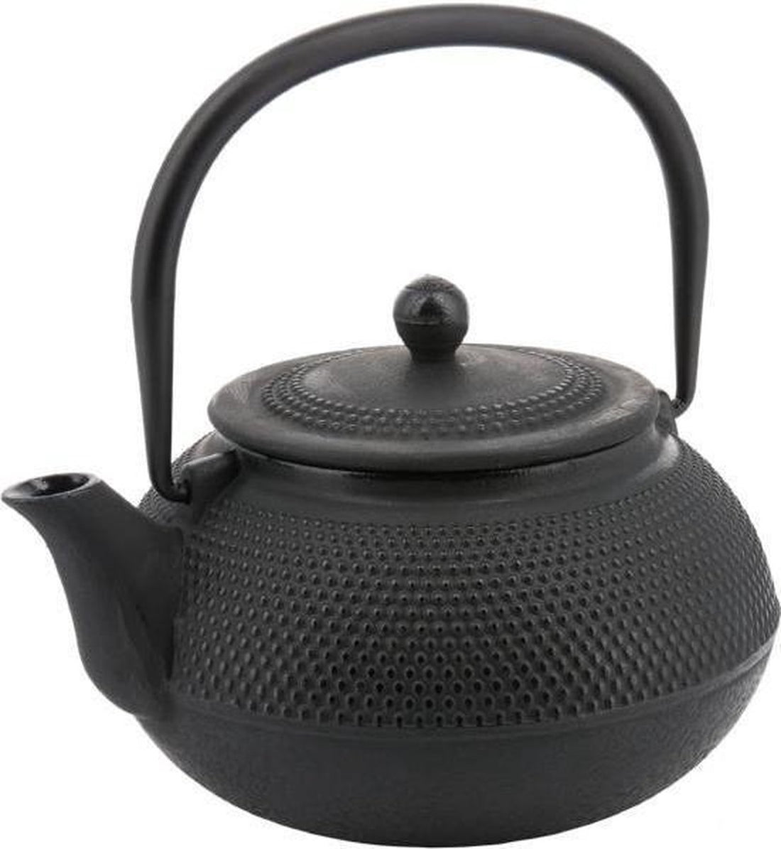 Theepot Gietijzer - 0, 85l - met filter - zwart