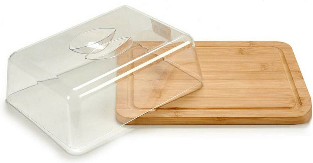 Plateau à fromage 25 X 19 X 7,5 cm Bois de bambou naturel 2 pièces